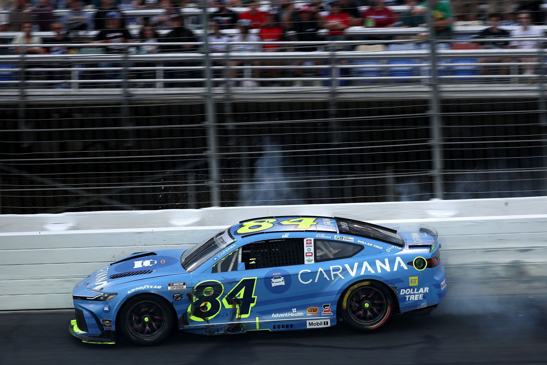 Jimmie Johnson driving the #84 Toyota Camry at Charlotte Motor Speedway - Source: Getty